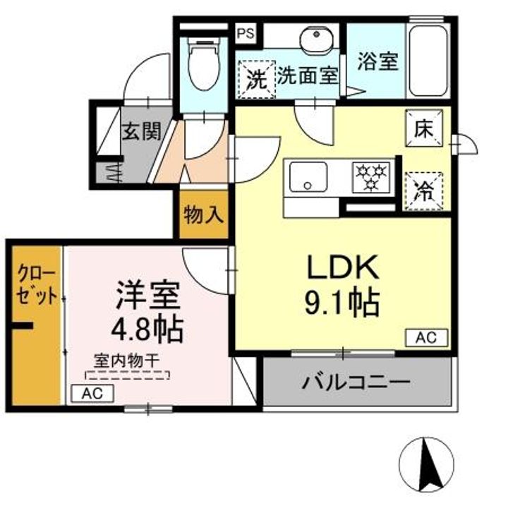 ジラソーレ101の間取り