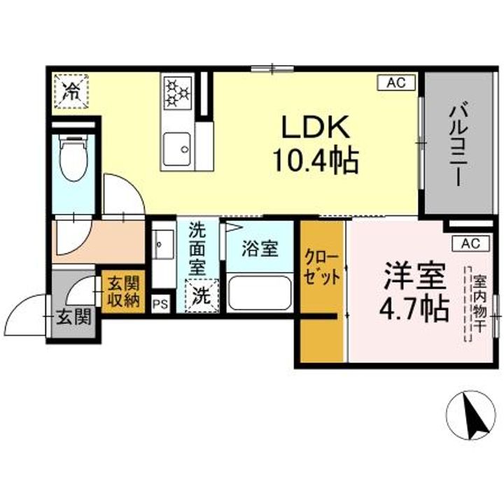 ASSETーCOURT調布ヶ丘の間取り