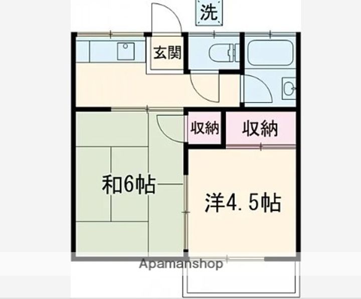 コーポ田中202の間取り