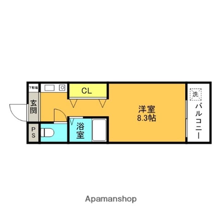 エスト一ツ橋303の間取り
