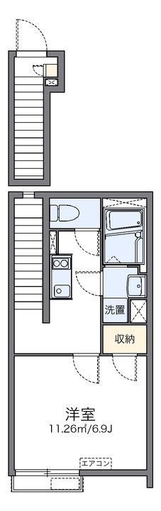 レオネクストてんまやの間取り