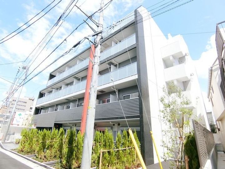 東京都立川市錦町1丁目の賃貸マンションの外観