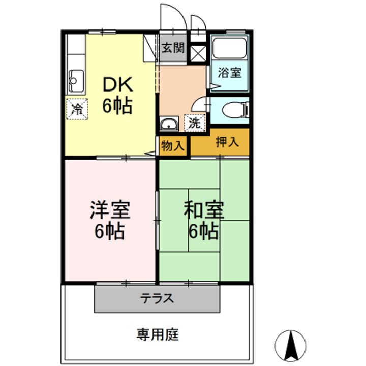 リーベンハイツの間取り