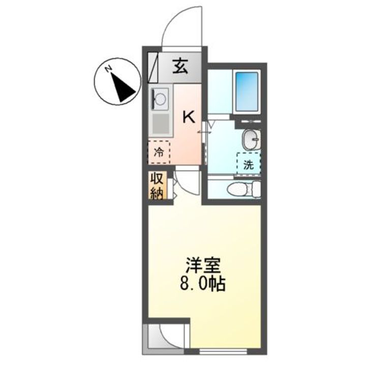 ラヴァリエ203の間取り
