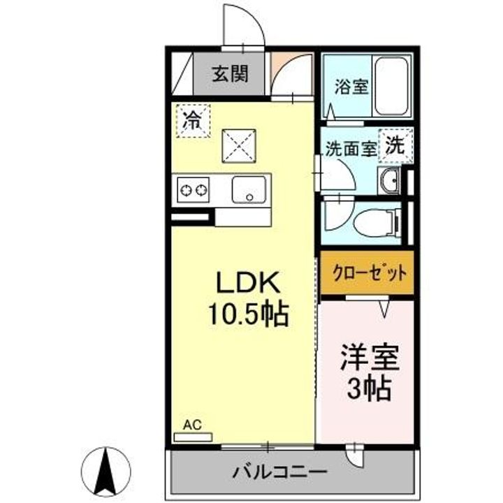 トレビナ武蔵野の間取り