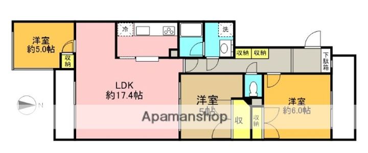 ビバリーホームズ北綾瀬の間取り