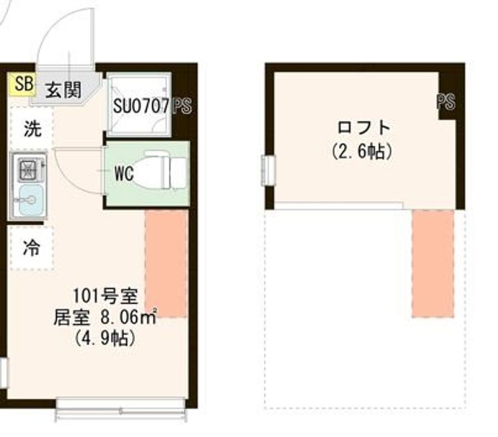 シースカイ平井の間取り