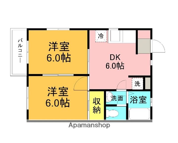 TKハウスA棟の間取り