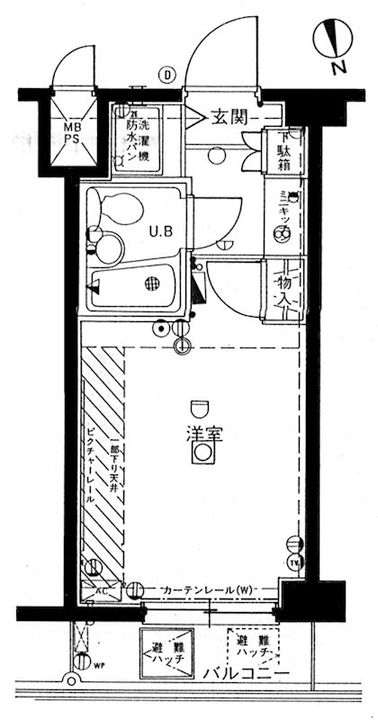 ワコーレ花小金井319号室の間取り
