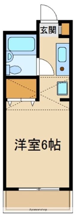 東京都小平市津田町2丁目の賃貸マンションの間取り