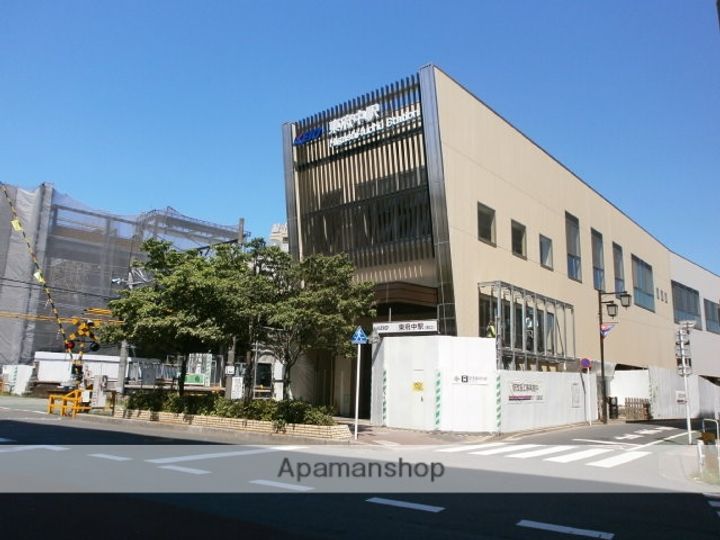 東京都東中市八幡町3丁目の賃貸アパートの周辺