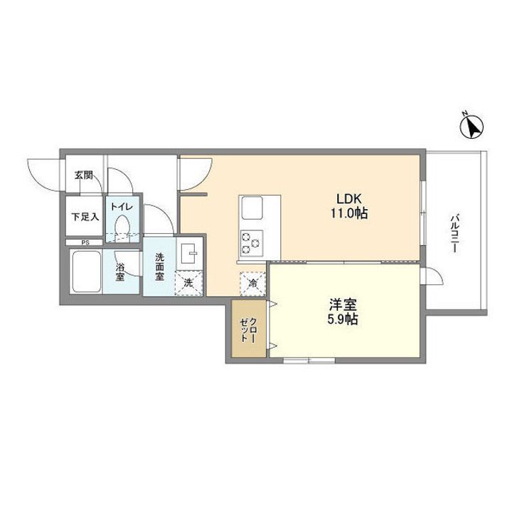 ACPレジデンス文京春日の間取り