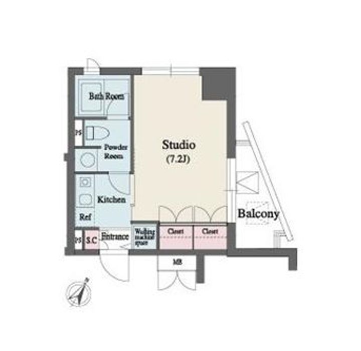 MFPR代々木タワーの間取り