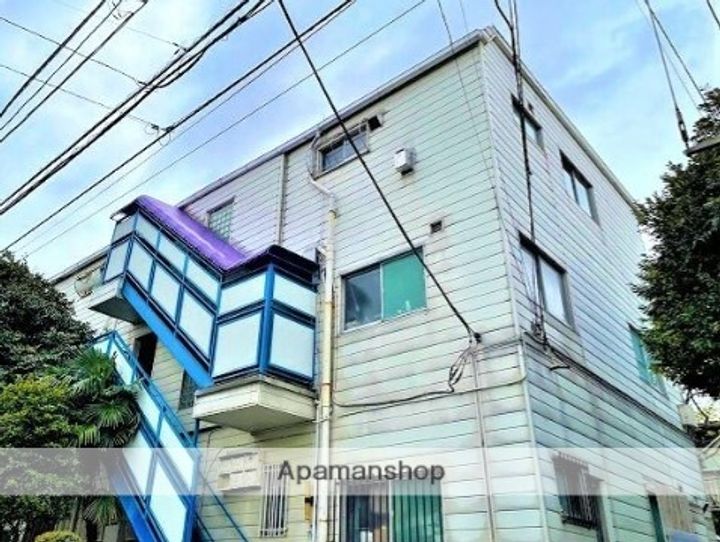 東京都目黒区平町2丁目の賃貸マンションの外観