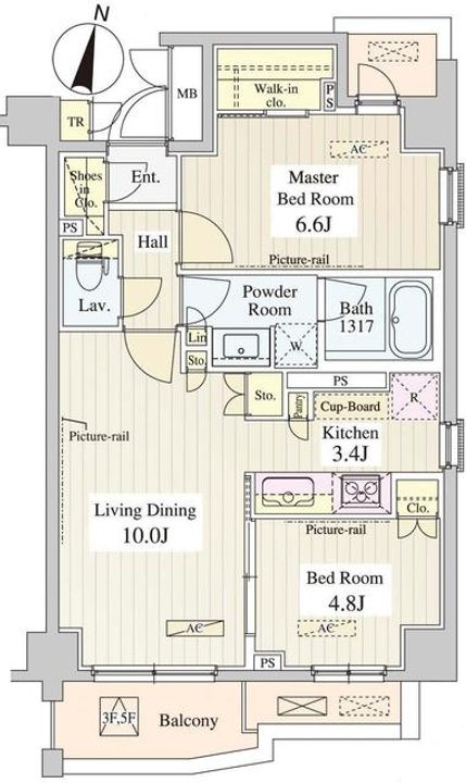 ル・シュクレ永福の間取り