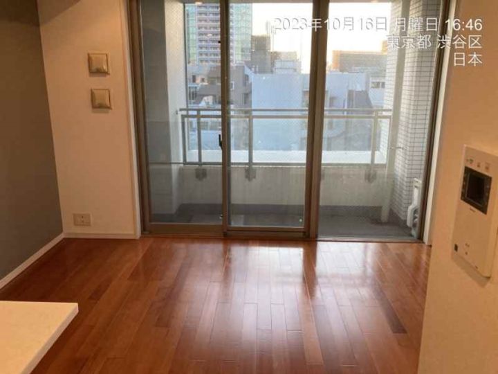 東京都渋谷区神南1丁目の賃貸マンションの居間