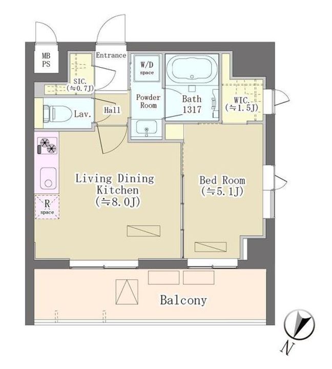 パークレジデンス三軒茶屋の間取り