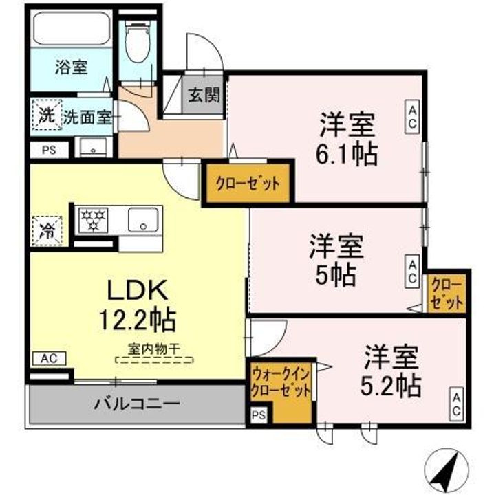 セレスティア荻窪の間取り