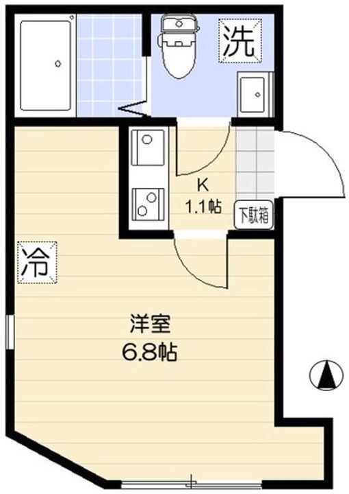 ユニヴェール西新井の間取り