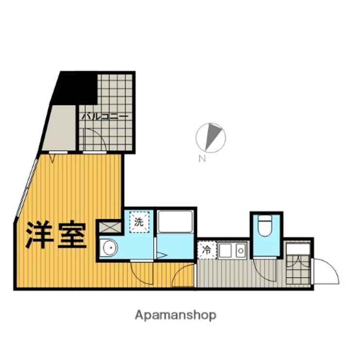 東京都葛飾区亀有3丁目の賃貸マンションの間取り