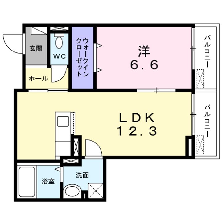 グランツⅠの間取り