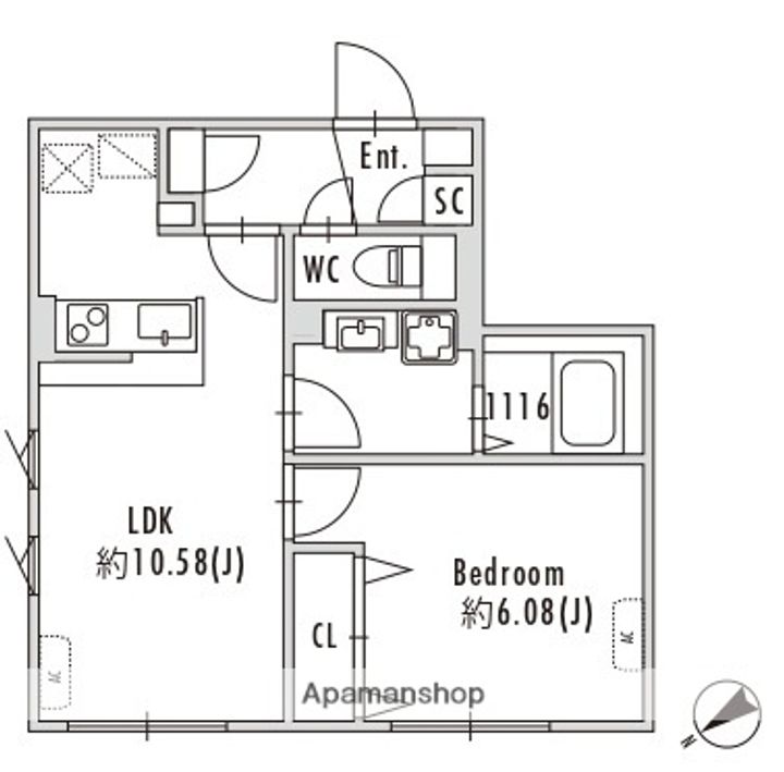 GRANPASEO下北沢の間取り
