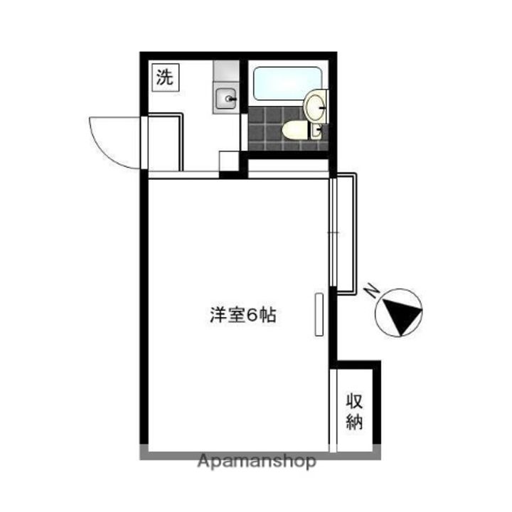 日吉第一QSハイム306の間取り