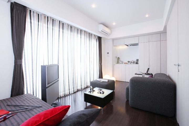 東京都品川区戸越5丁目の賃貸マンションの居間