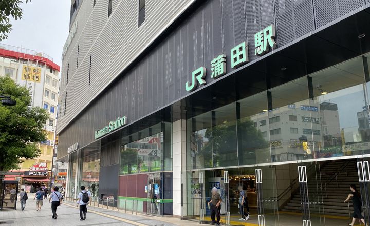東京都大田区大森東2丁目の賃貸アパートの周辺