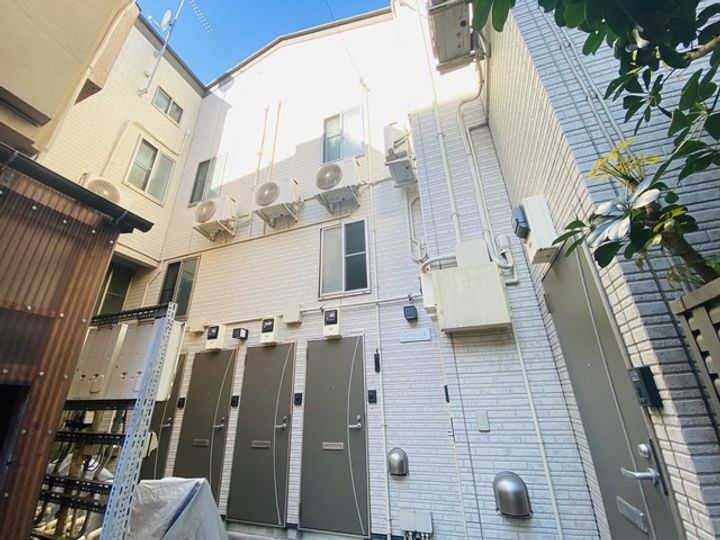 東京都大田区大森北6丁目の賃貸アパートの外観