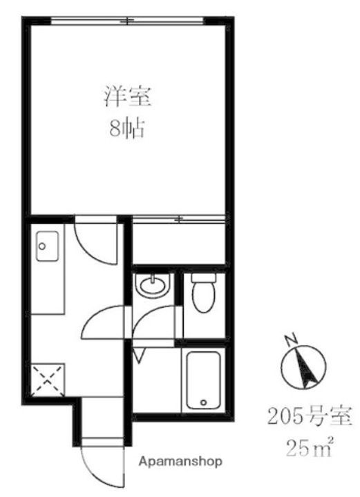 ウイング古屋Ⅱの間取り