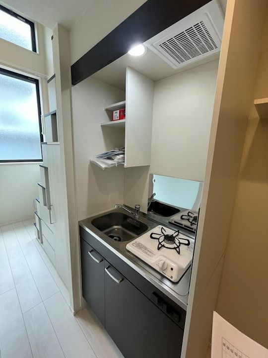 東京都板橋区中台1丁目の賃貸アパートのキッチン