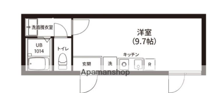 東京都板橋区板橋4丁目の賃貸マンションの間取り