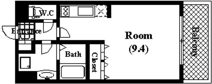 コンフォリア麻布十番0303の間取り