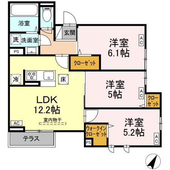 セレスティア荻窪の間取り