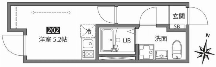 ブリーズTAGARAの間取り