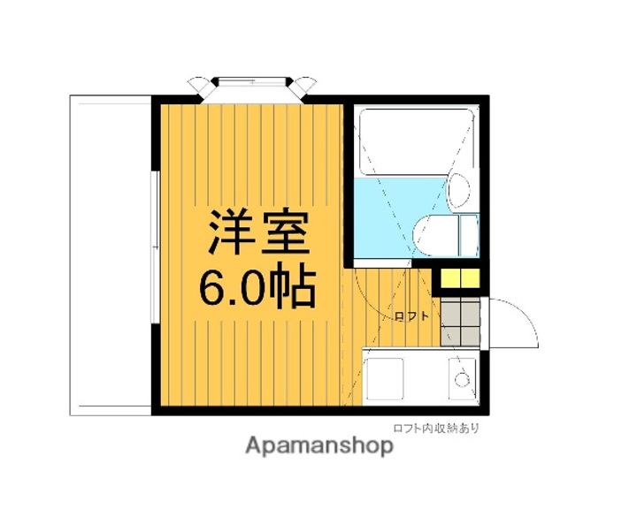 東京都武蔵野市境南町3丁目の賃貸アパートの間取り