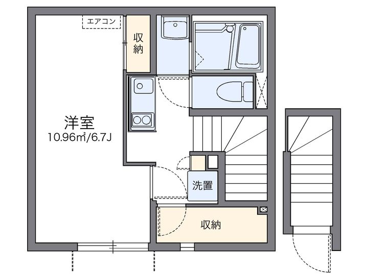レオネクストSRKの間取り