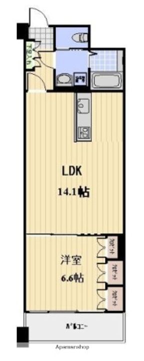 グランカーサ浅草の間取り