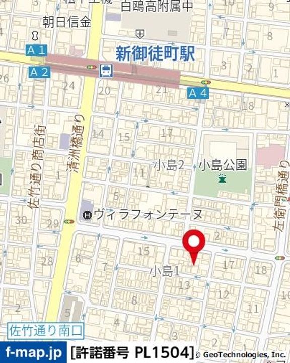 東京都台東区小島1丁目の賃貸マンションの周辺