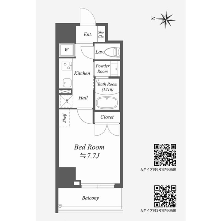 ALPHA PRIME東陽町の間取り