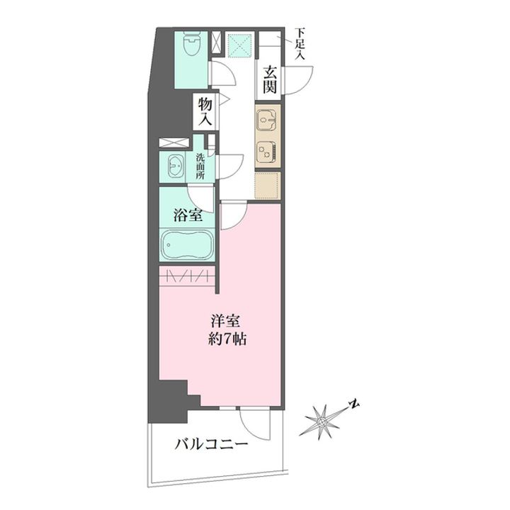 NーFLATS三ノ輪の間取り