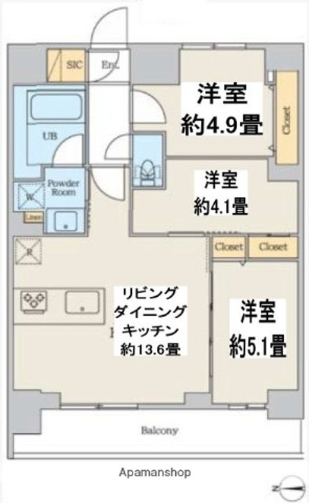 クレストコート本所吾妻橋NORTHの間取り
