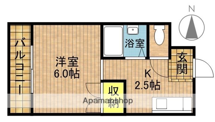 東京都北区志茂3丁目の賃貸マンションの間取り