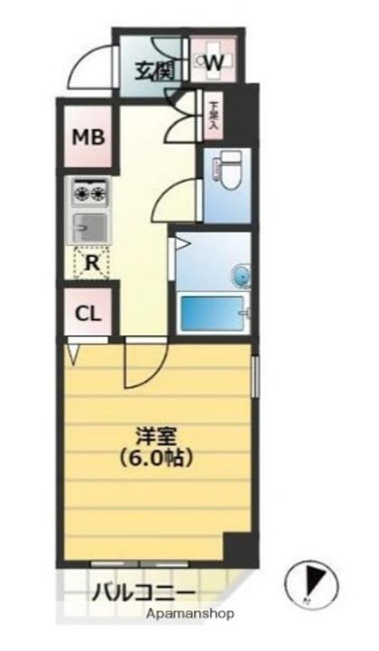 VERONA武蔵関LUSSOの間取り