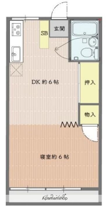 リバー関の間取り