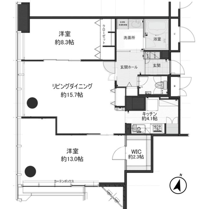 浜松町スクエア STUDIOの間取り