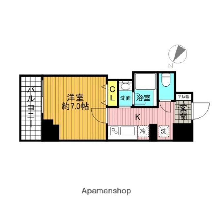 クレストコート志村坂上の間取り