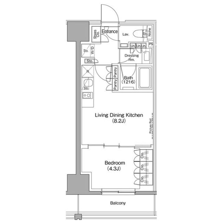 ザ・パークハビオ滝野川の間取り