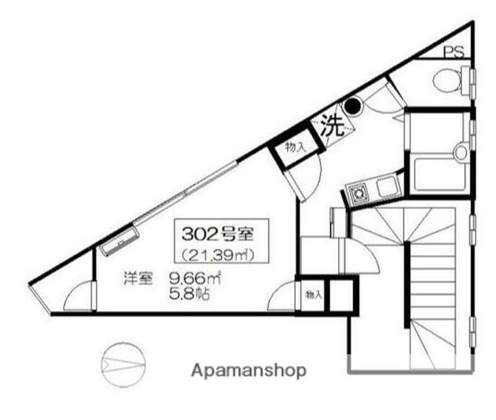 パークサイド・プレースの間取り